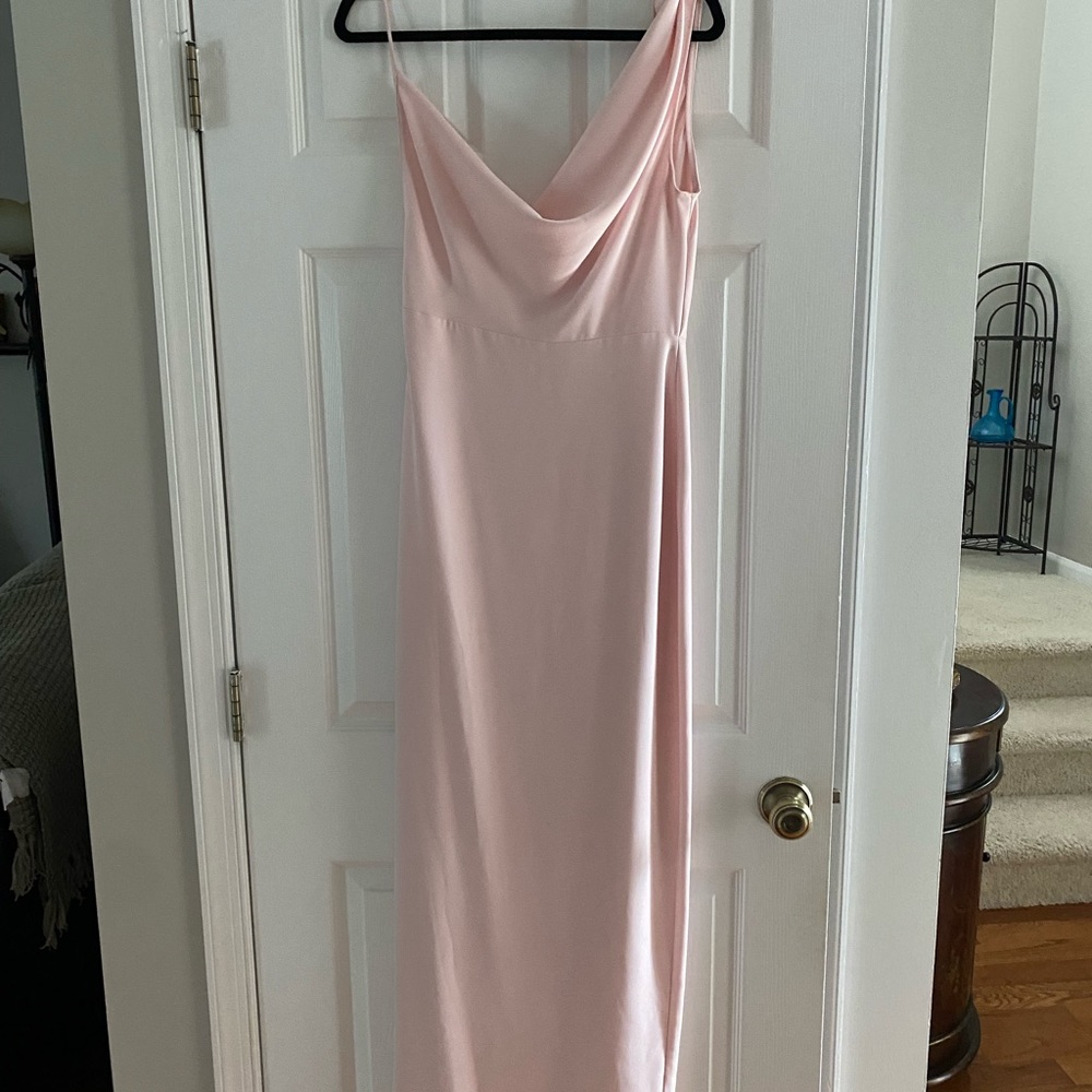 Revolve Arial Gown Blush size Small bridesmaid pink dress - Picture 5 of 5